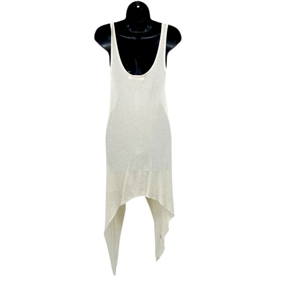 Ioanna Kourbela Basics Cream Asymmetrical Hem Dress - Picture 2 of 4